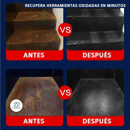 Removedor de Óxido Líquido 300g – Elimina Óxido Fácilmente – Devuelve el metal a su aspecto original