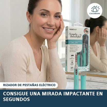 Rizador de Pestañas Eléctrico – Efecto lifting inmediato – Consigue resultado tipo salón desde casa sin gastar de más