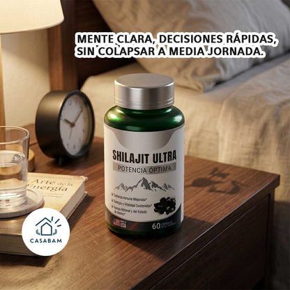 SHILAJIT ULTRA - Mejora el rendimiento físico y mental simultáneamente - Rinde al máximo sin agotarte en el intento.