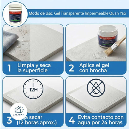 Pack x3 Sellador Impermeable Transparente 300g – Sella Filtraciones al Instante – Sin Obras ni Reparaciones Costosas