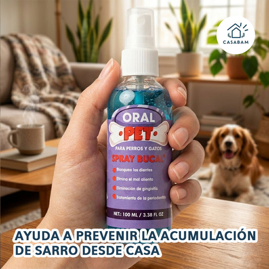 Spray Oral Pet Fresh – Bucal Limpiador Para Mascotas – Mantén su boca limpia sin estrés ni cepillado