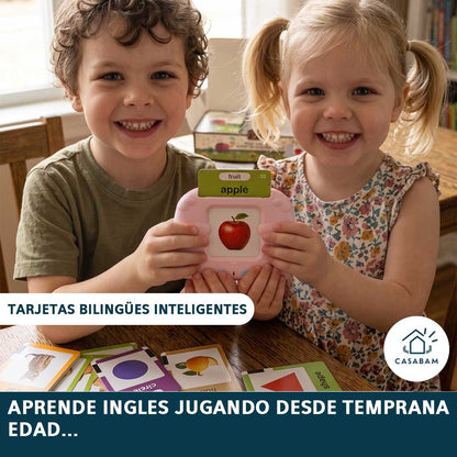 Tarjetas Bilingües Inteligentes - Enseñan inglés a tu hijo con sonido y pronunciación - Aprovecha sus primeros años de apredizaje