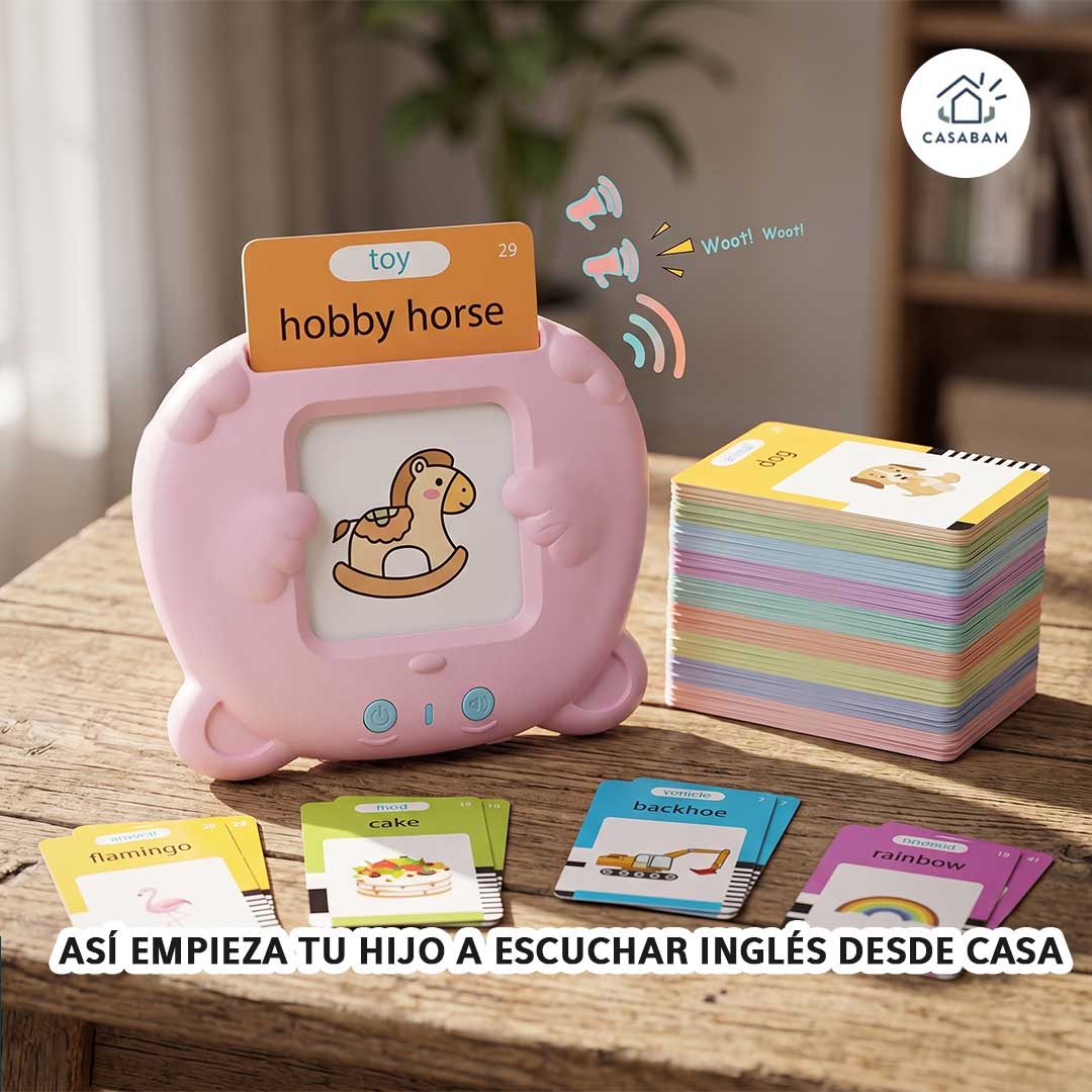 Tarjetas Bilingües Inteligentes - Enseñan inglés a tu hijo con sonido y pronunciación - Aprovecha sus primeros años de apredizaje