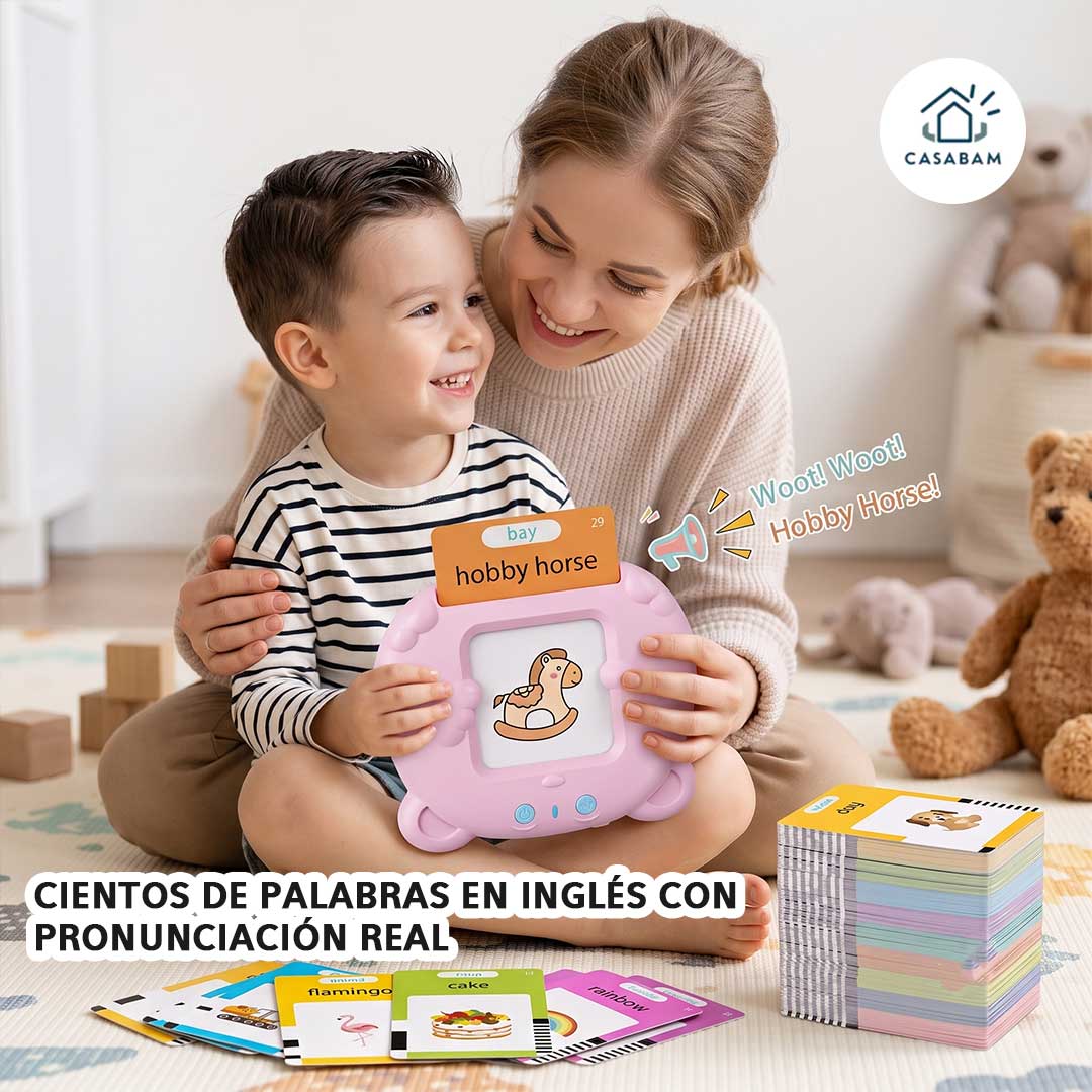 Tarjetas Bilingües Inteligentes - Enseñan inglés a tu hijo con sonido y pronunciación - Aprovecha sus primeros años de apredizaje