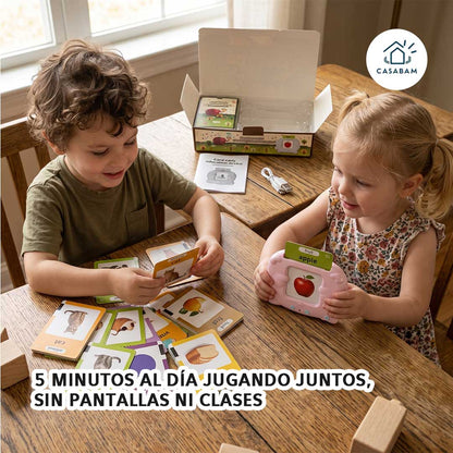 Tarjetas Bilingües Inteligentes - Enseñan inglés a tu hijo con sonido y pronunciación - Aprovecha sus primeros años de apredizaje