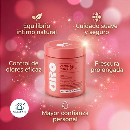 URO Probióticos Vaginales – Defensa Íntima Natural – Apoya la prevención de infecciones vaginales recurrentes