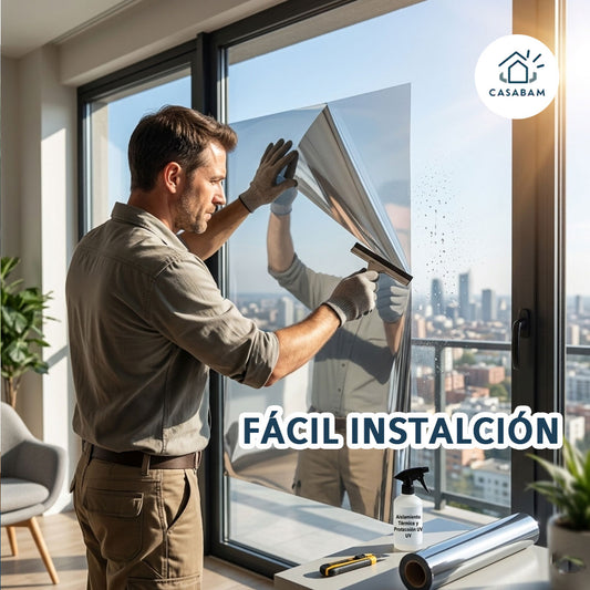 Vinilo Anticalor para Ventanas – Reduce el calor solar – Mantén tu casa más fresca con proyección UV