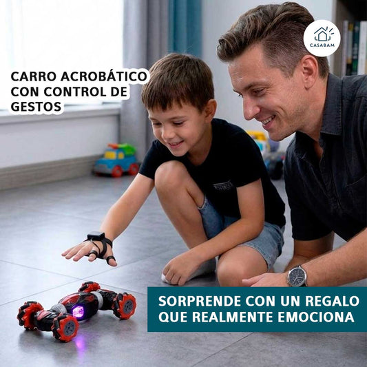 Carro Acrobático - En cualquier superficie - Sorprende con un juguete tecnológico que realmente impacta al regalar