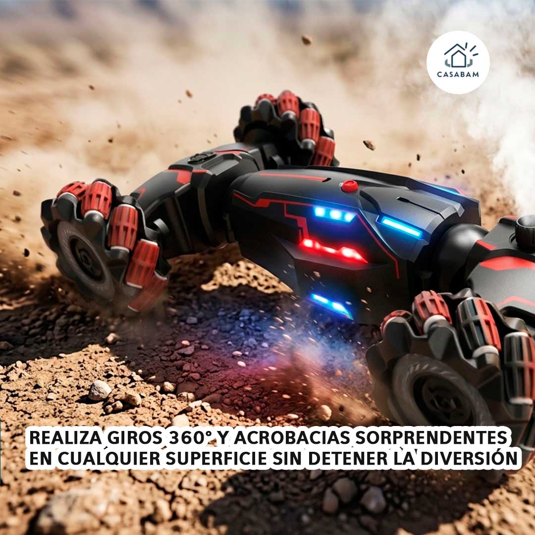 Carro Acrobático - En cualquier superficie - Sorprende con un juguete tecnológico que realmente impacta al regalar