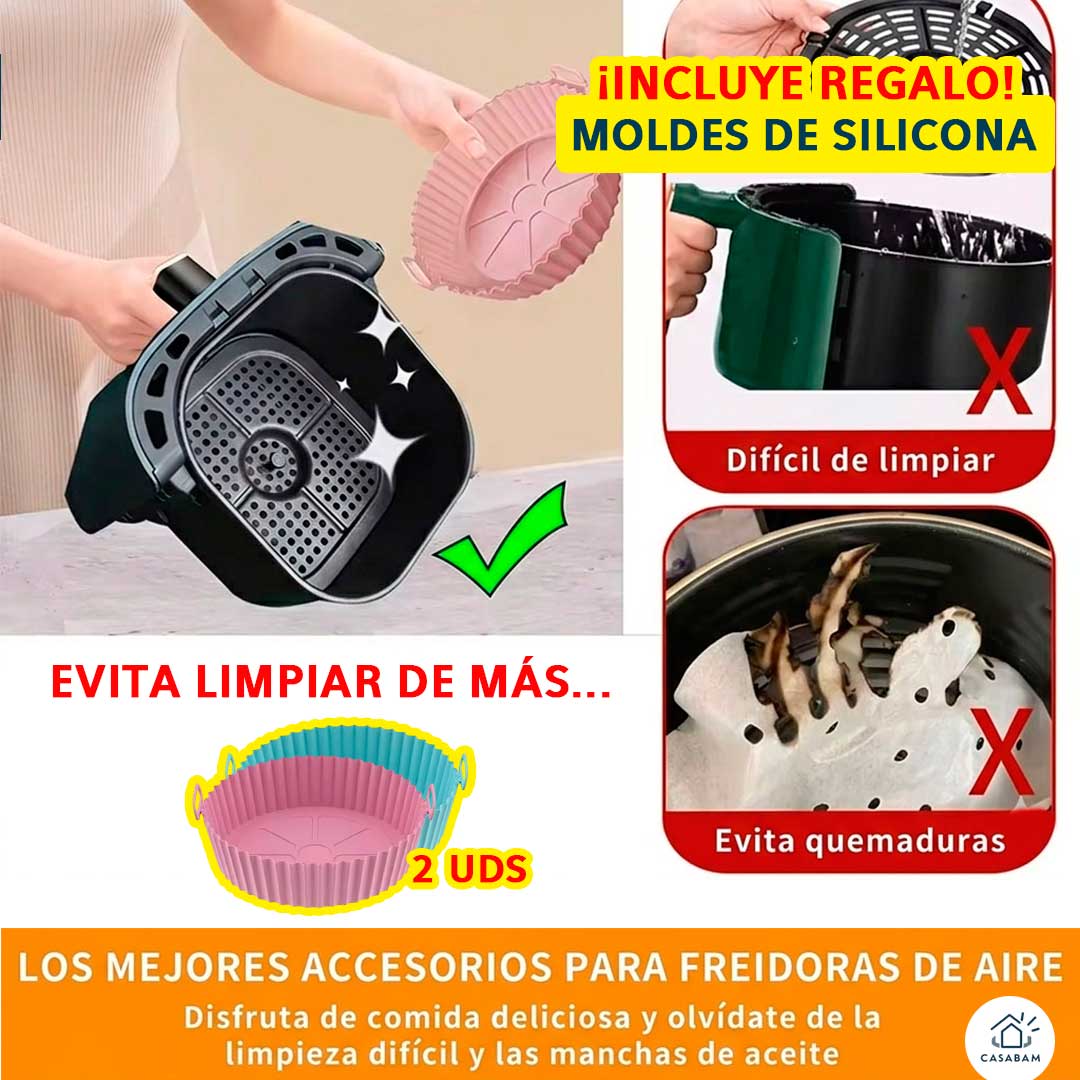 Freidora de Aire 5.5L – Fritura Inteligente – Come más sano cada día sin dejar tus comidas favoritas