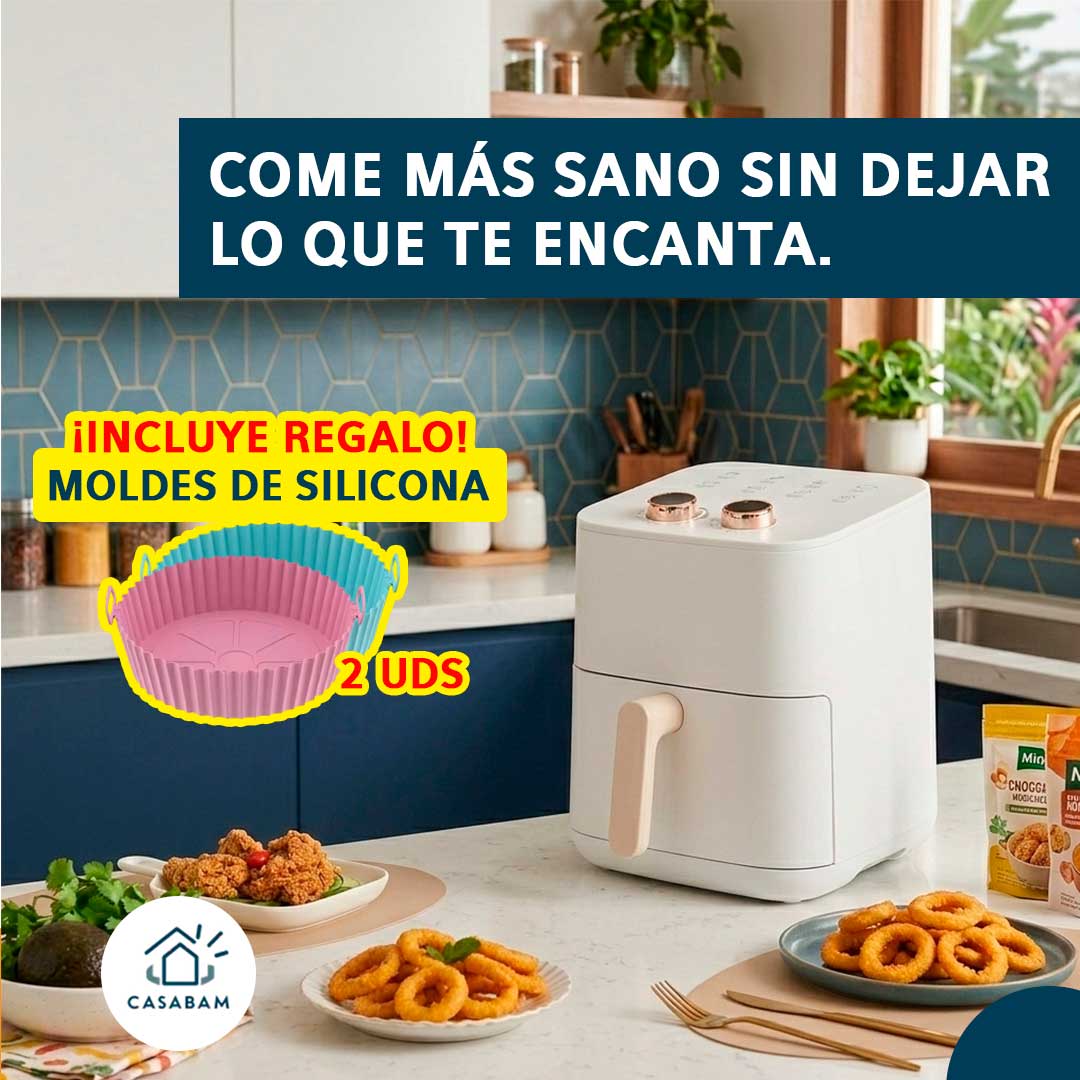 Freidora de Aire 5.5L – Fritura Inteligente – Come más sano cada día sin dejar tus comidas favoritas