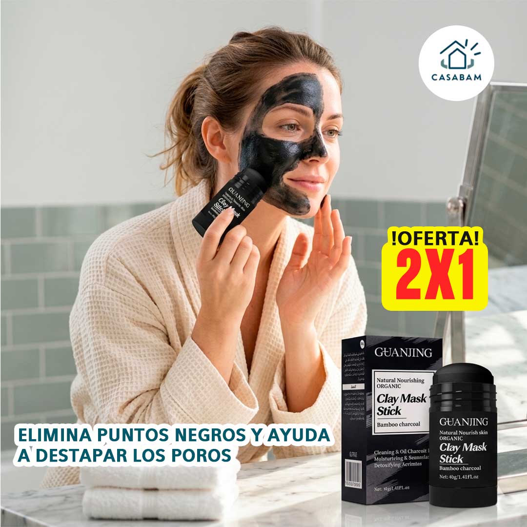 Mascarilla de Carbón en barra - Purificación Facial - Remueve impurezas y devuelve un aspecto saludable a tu piel