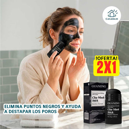 Mascarilla de Carbón en barra - Purificación Facial - Remueve impurezas y devuelve un aspecto saludable a tu piel