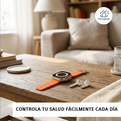 Combo Smartwatch I8 Ultra + Audífonos Bluetooth – Tecnología Completa – Obtenlos sin pagar más por separado