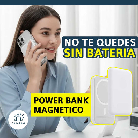 PowerBank - Carga inalámbrica rápida - Libérate de los cables y fluye con tu ritmo de vida.