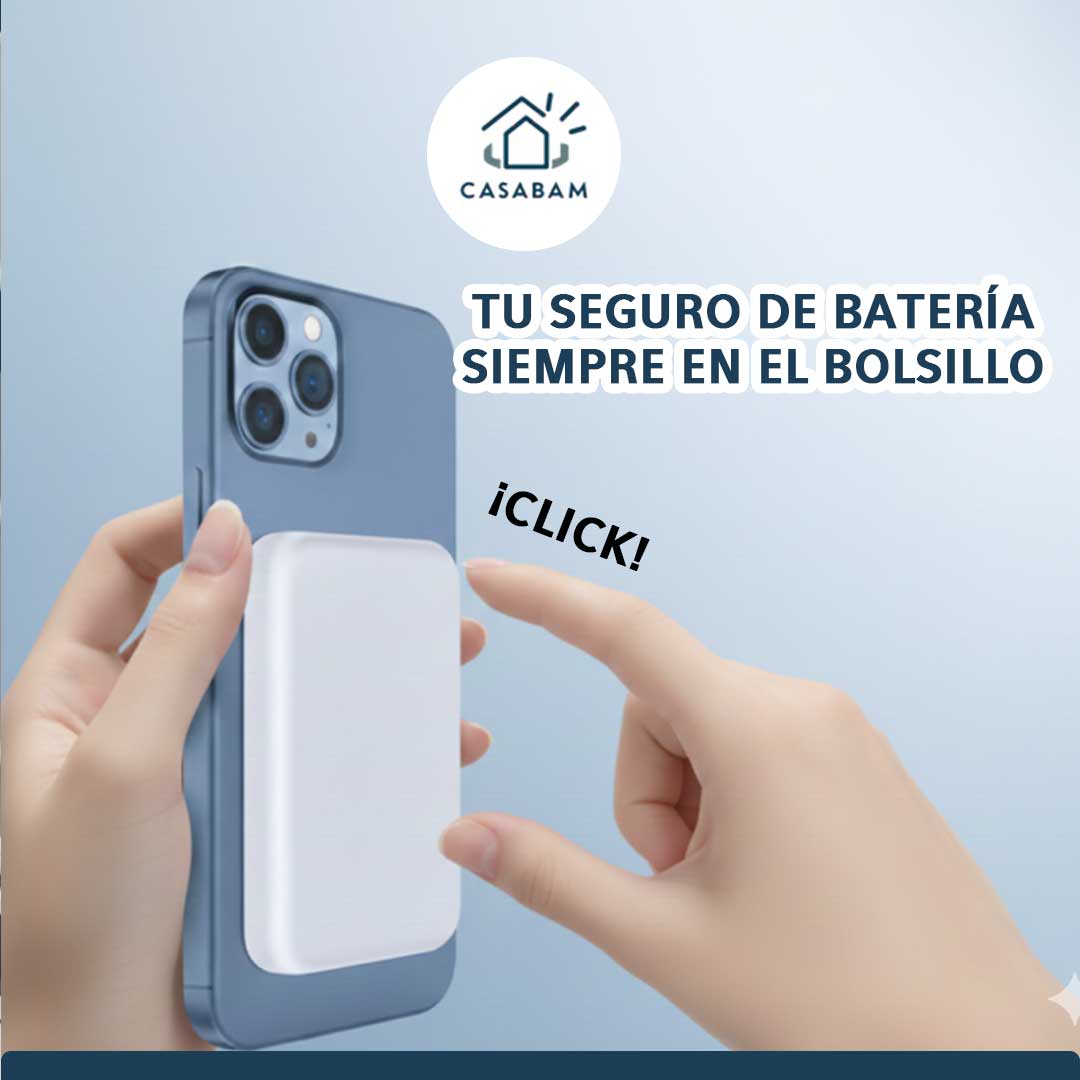 PowerBank - Carga inalámbrica rápida - Libérate de los cables y fluye con tu ritmo de vida.