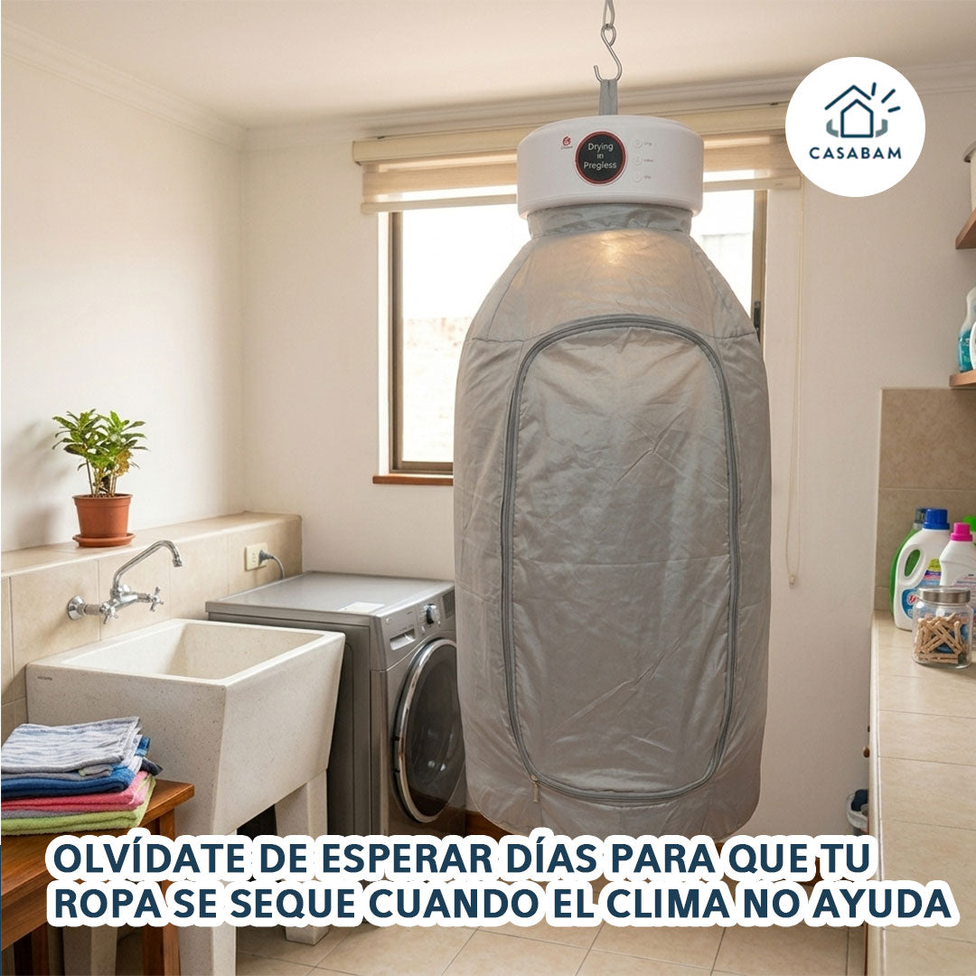 Secadora Portátil Plegable Pro – Seca en Cualquier Lugar – Ropa seca en horas sin depender del clima ni un patio