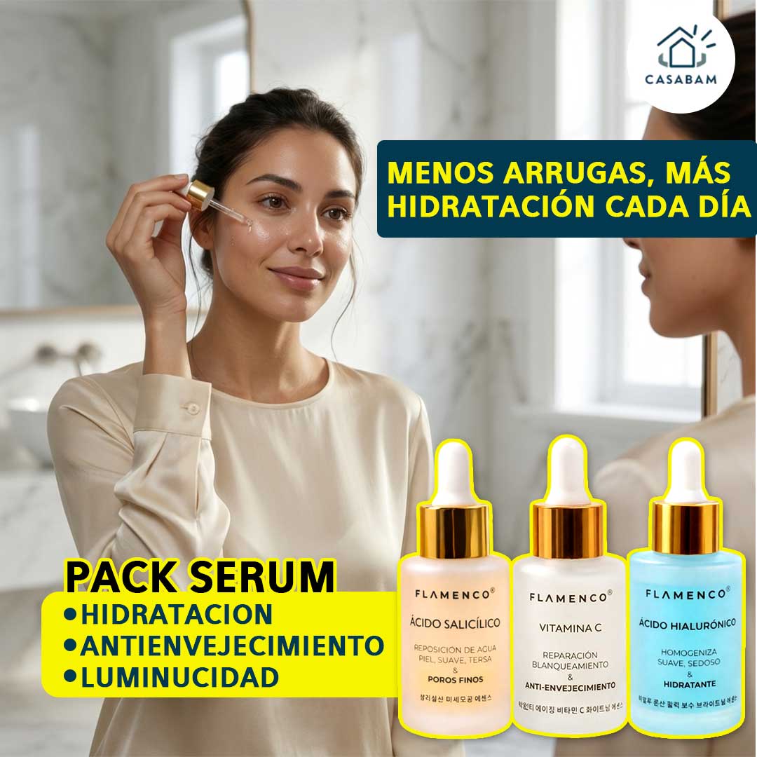 Sérum Facial Antiarrugas - Cuidado Facial Diario - Mejora la apariencia de tu piel con una rutina simple