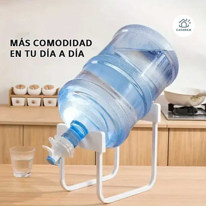 Soporte Dispensador de Botellón - Uso sin esfuerzo - Sirve agua fácil sin levantar peso