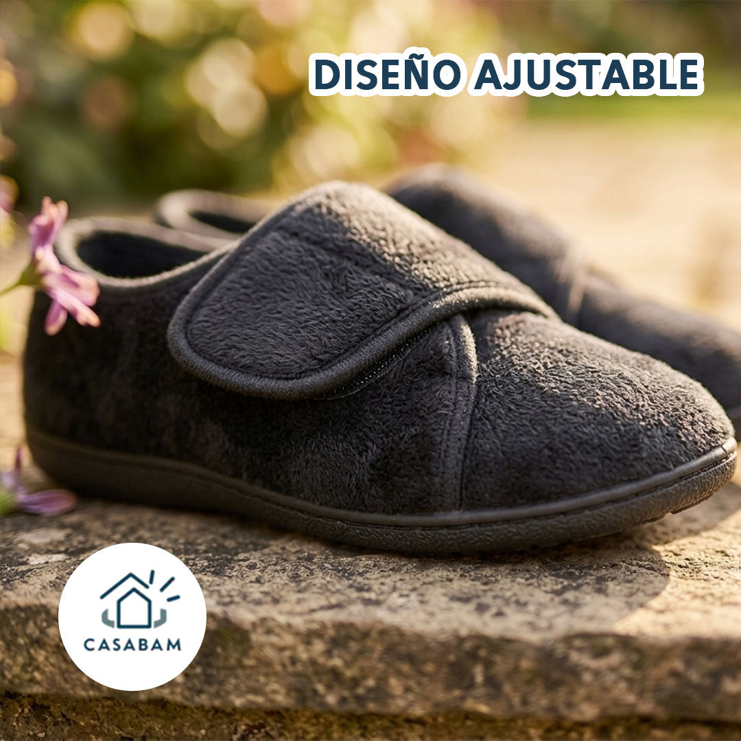 Comfy Wraps Pantuflas Ajustables – Confort Prolongado – Disfruta estabilidad y comodidad durante todo el día