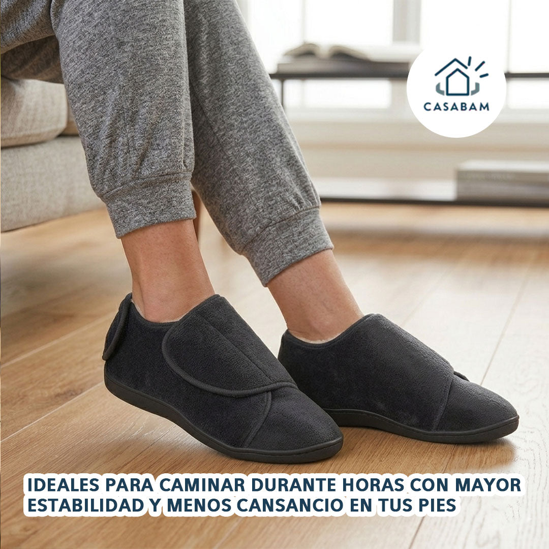 Comfy Wraps Pantuflas Ajustables – Confort Prolongado – Disfruta estabilidad y comodidad durante todo el día